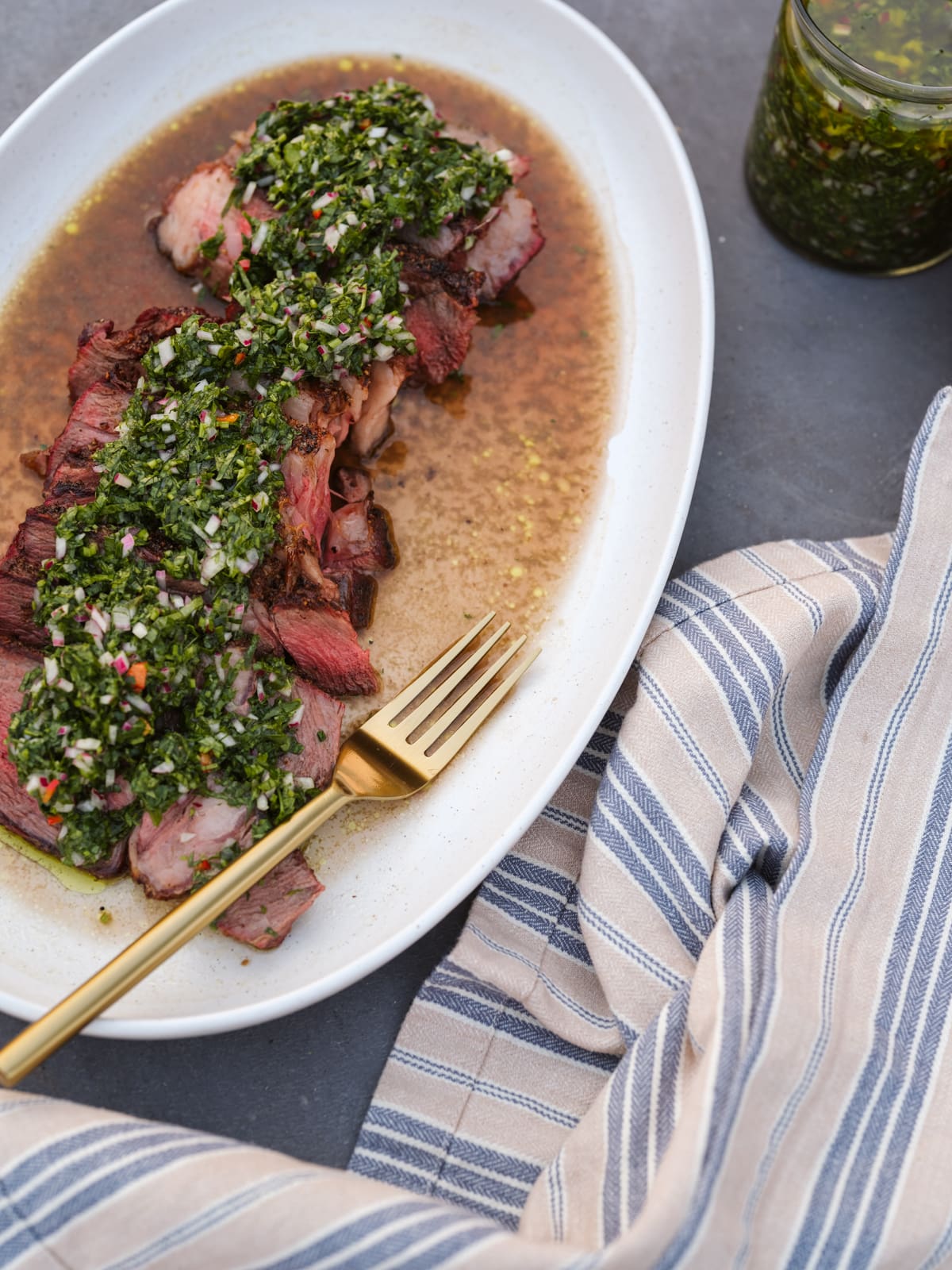 Cast Iron Chuck Eye Roast with Rosemary and Garlic