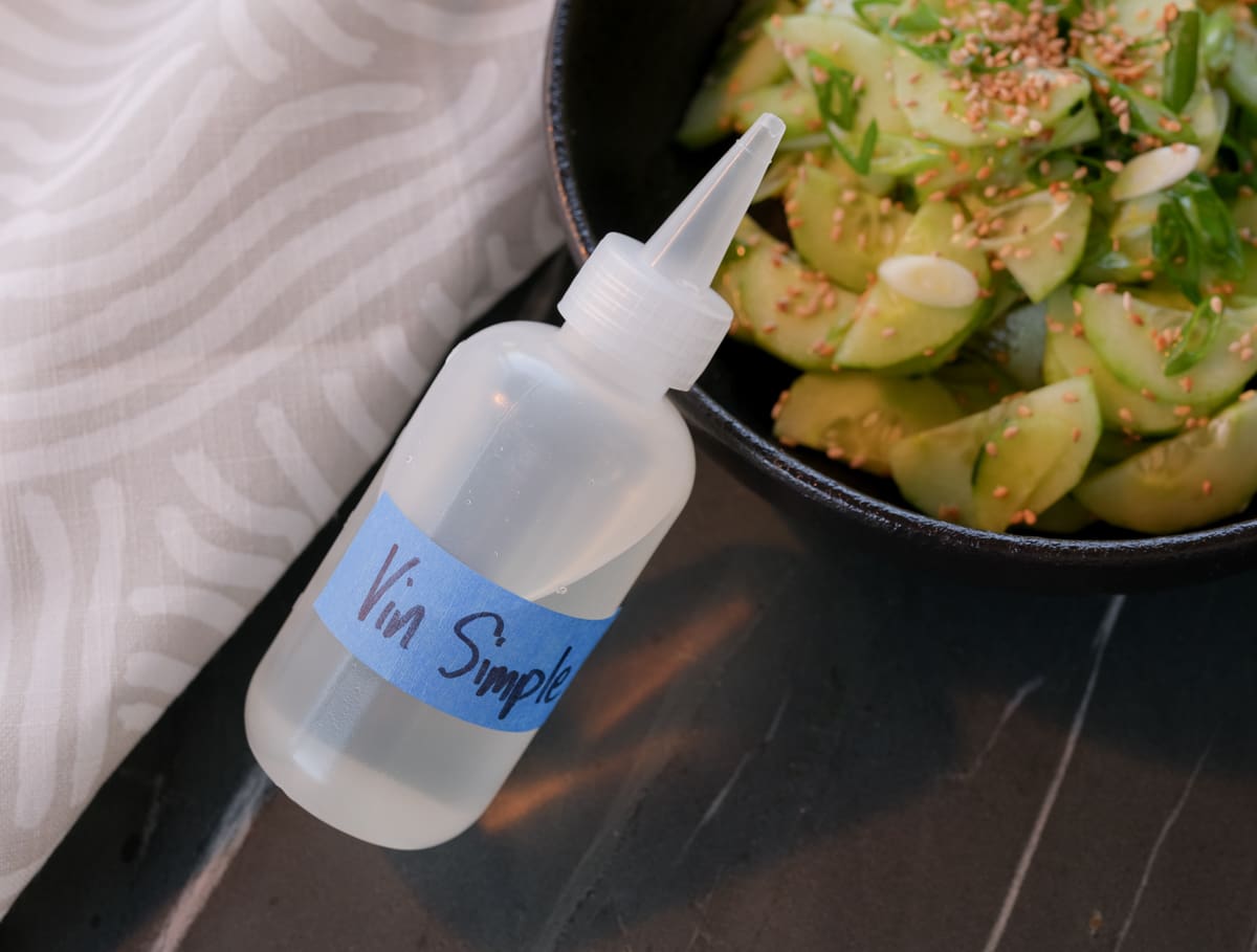 Vinegar Simple Syrup (Seasoning Dressing & Drizzle)