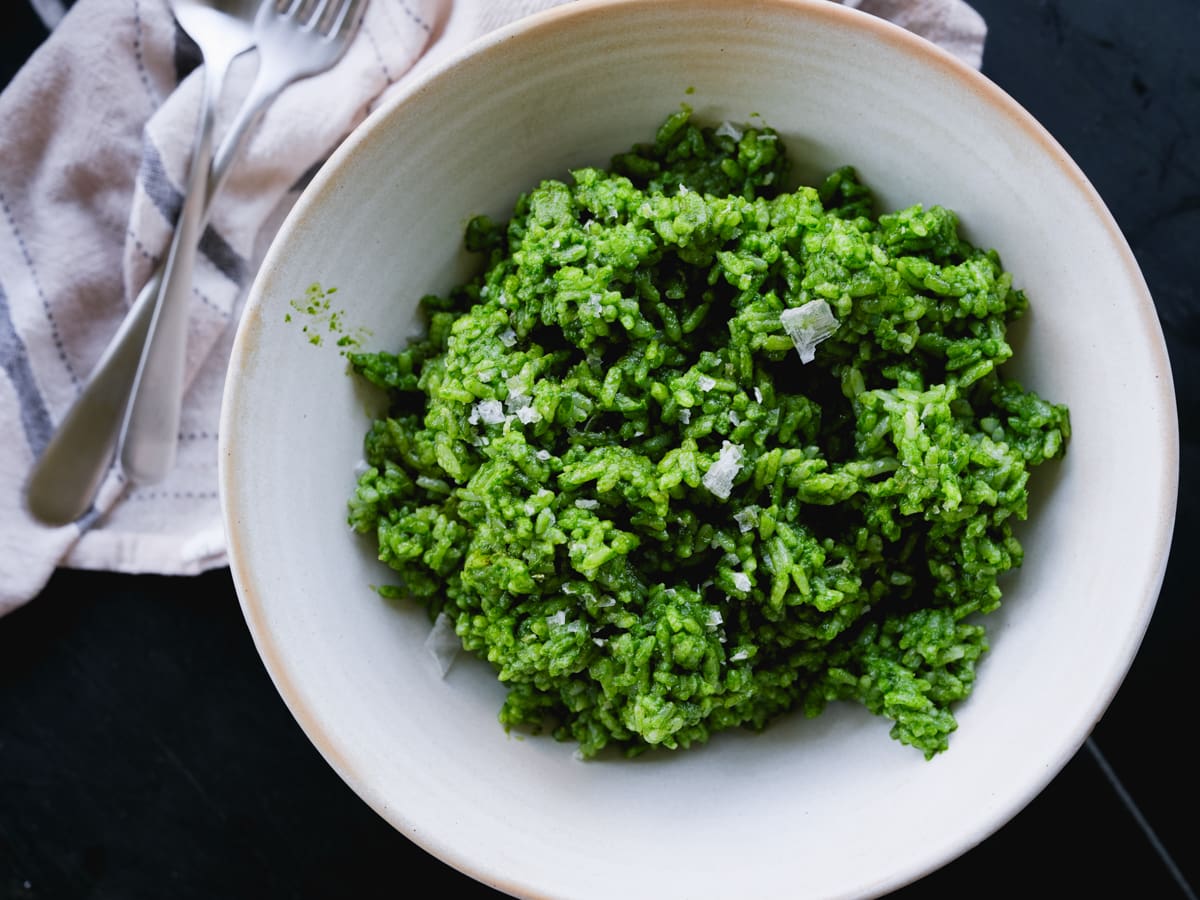 Garlic Green Rice